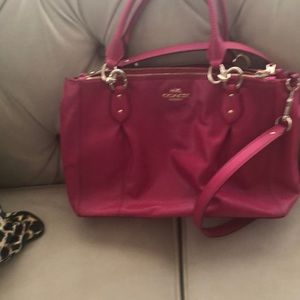 Coach Hot Pink purse